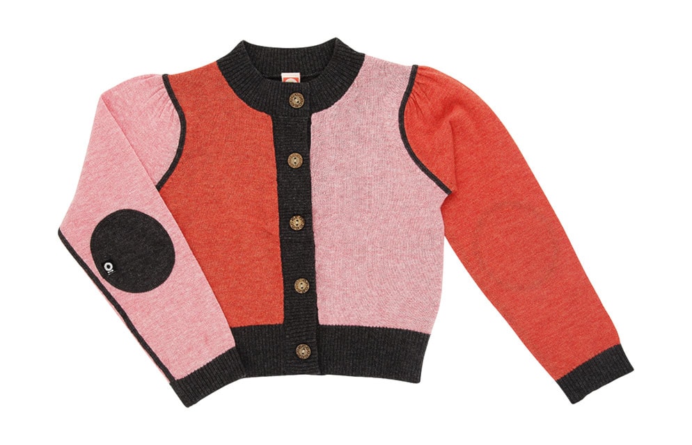 Recycled Knit Girls Cardigan